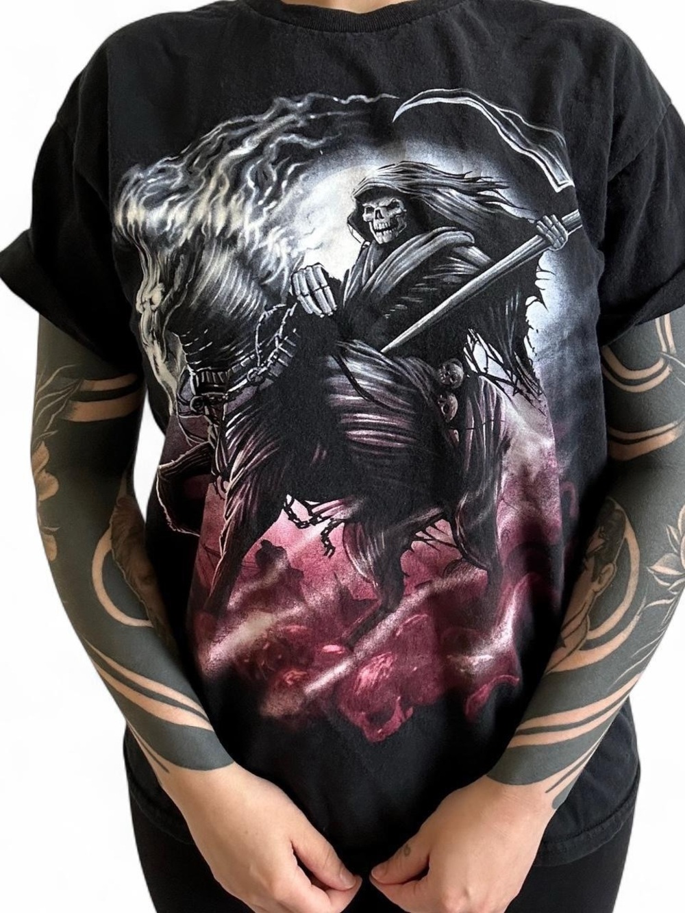 Men’s 90’s Grim Reaper Tee Size M